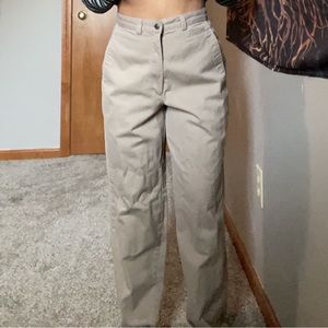 Flat front Khakis